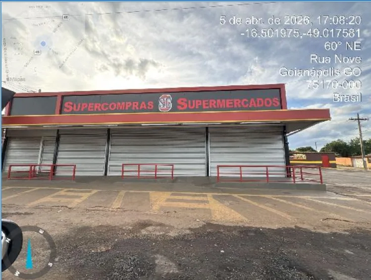 Imóvel Comercial com  892,50m2 - LOT V. NS.DE FÁTIMA - GOIANAPOLIS/GO